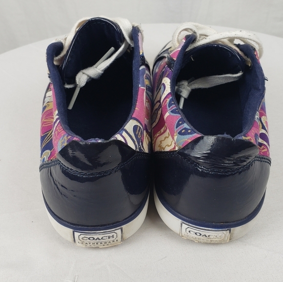 Coach Barrett Poppy Multicolor Fashion Shoe Sz 7M - Picture 5 of 8